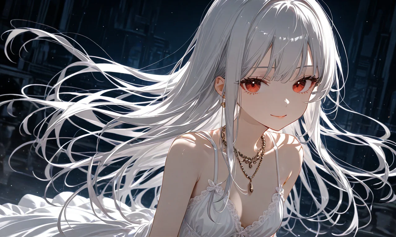 案内役の美女のイラスト